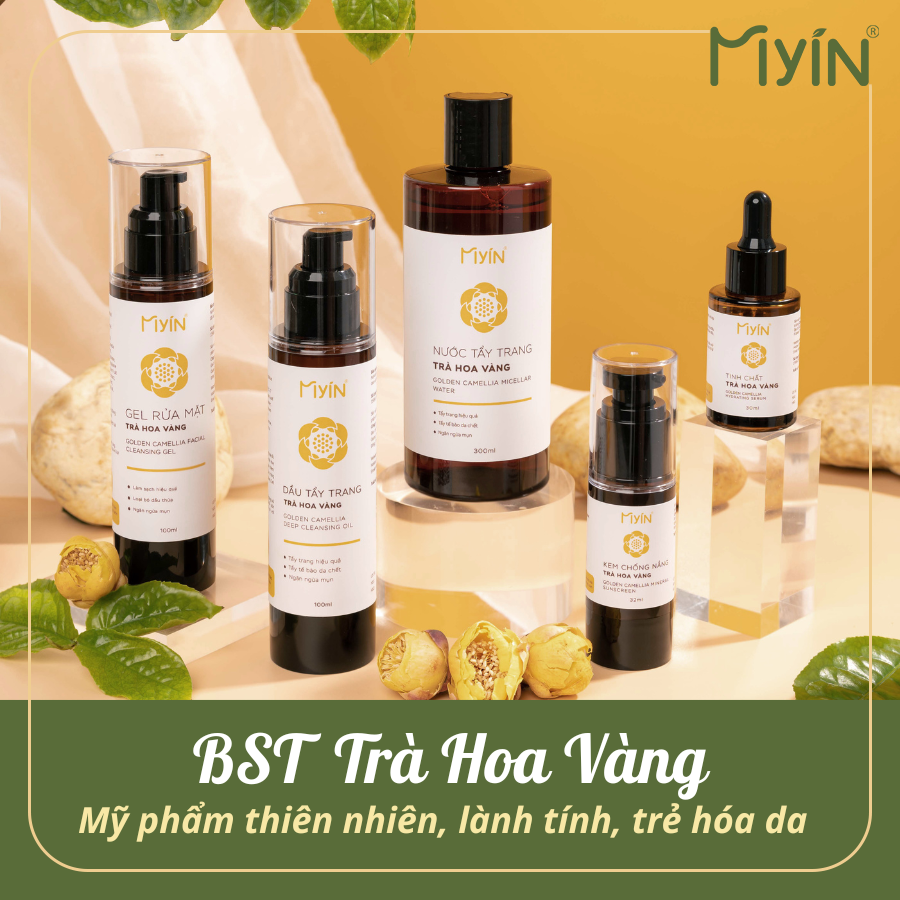 MYIN - THƯƠNG HIỆU MỸ PHẨM THIÊN NHIÊN VIỆT NAM PHÁT TRIỂN DÒNG SẢN PHẨM MỸ PHẨM THIÊN NHIÊN TỪ TRÀ HOA VÀNG CÚC PHƯƠNG