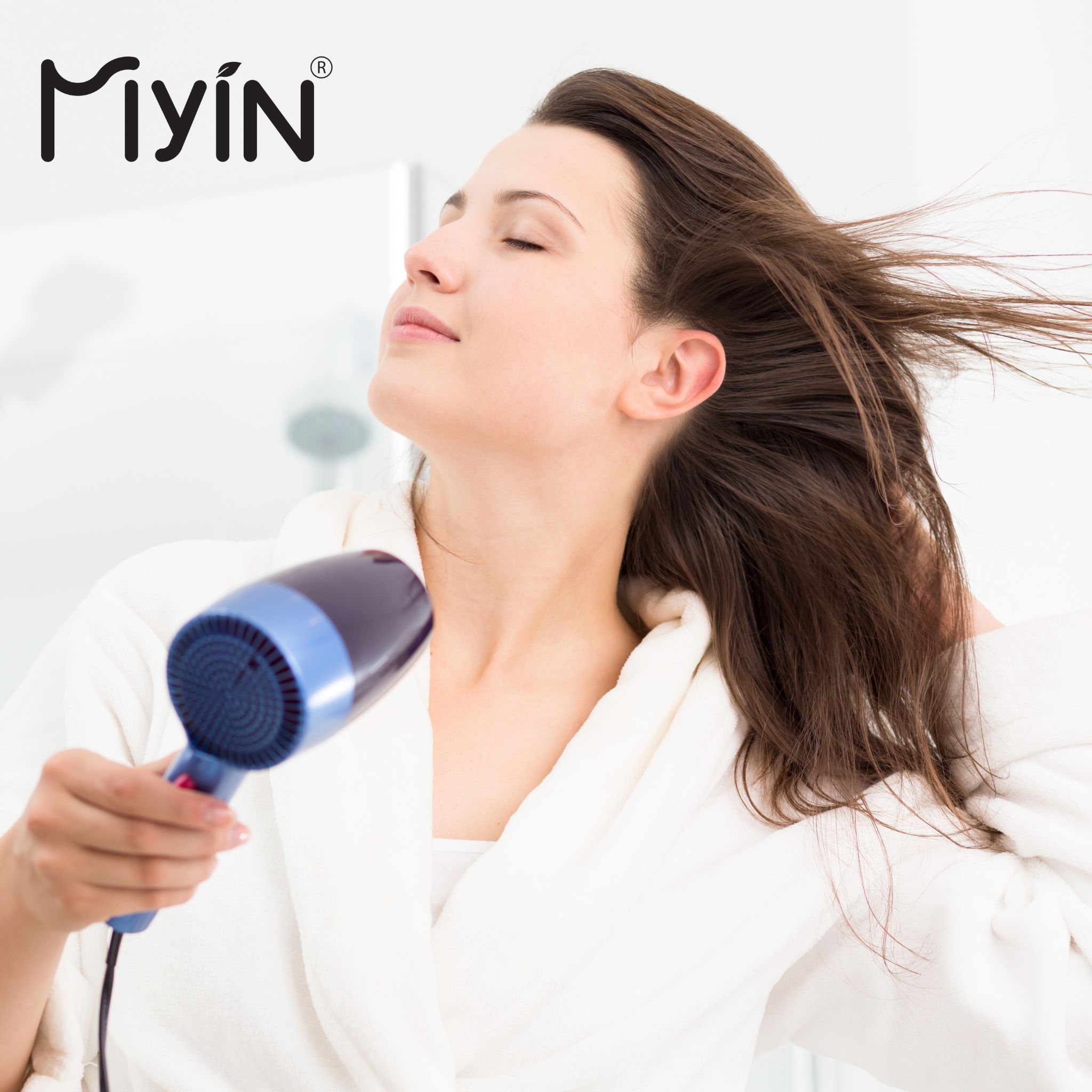 Để tóc khô tự nhiên