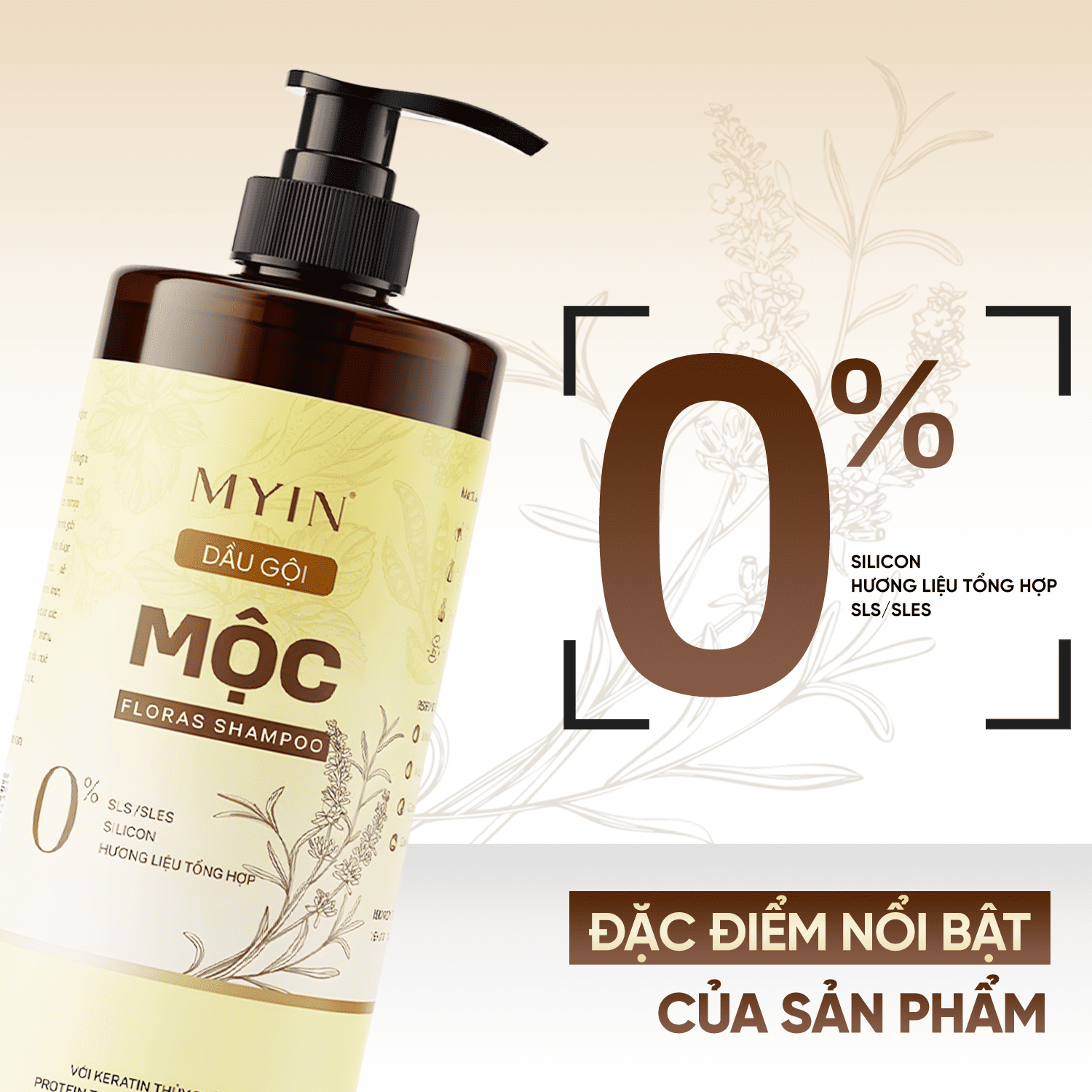 Dầu gội Mộc Floras Shampoo MYIN 1000ml