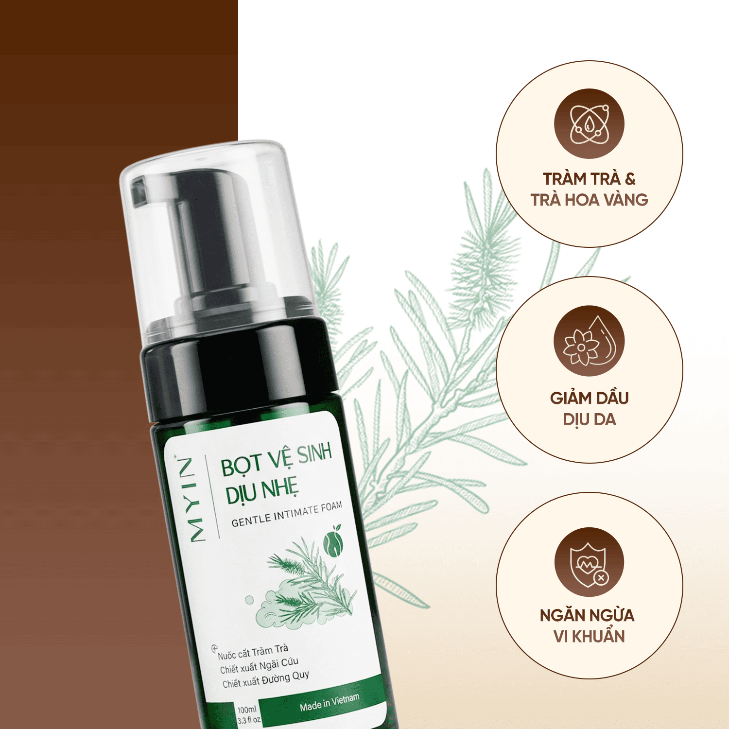 Bọt Vệ Sinh Dịu Nhẹ - Gentle Intimate Foam