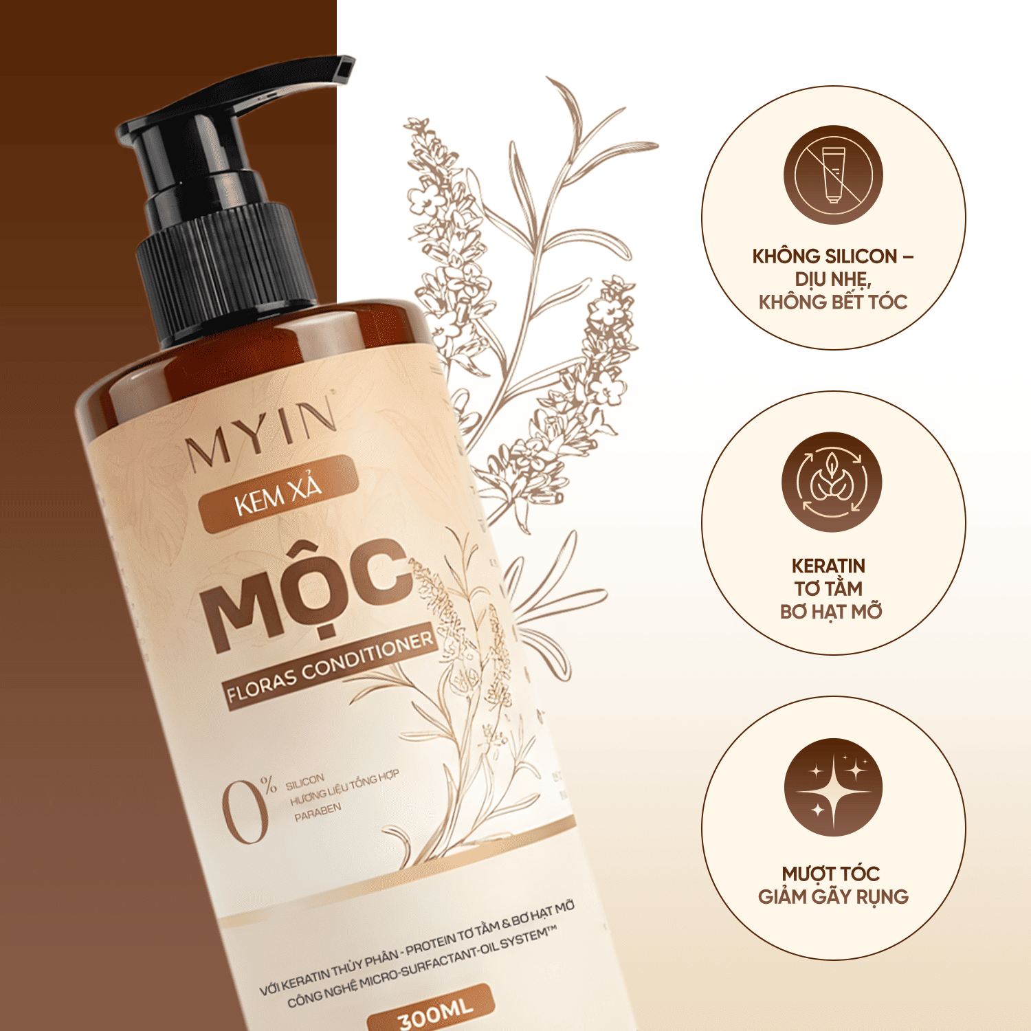 Kem Xả Mộc | Floras Conditioner