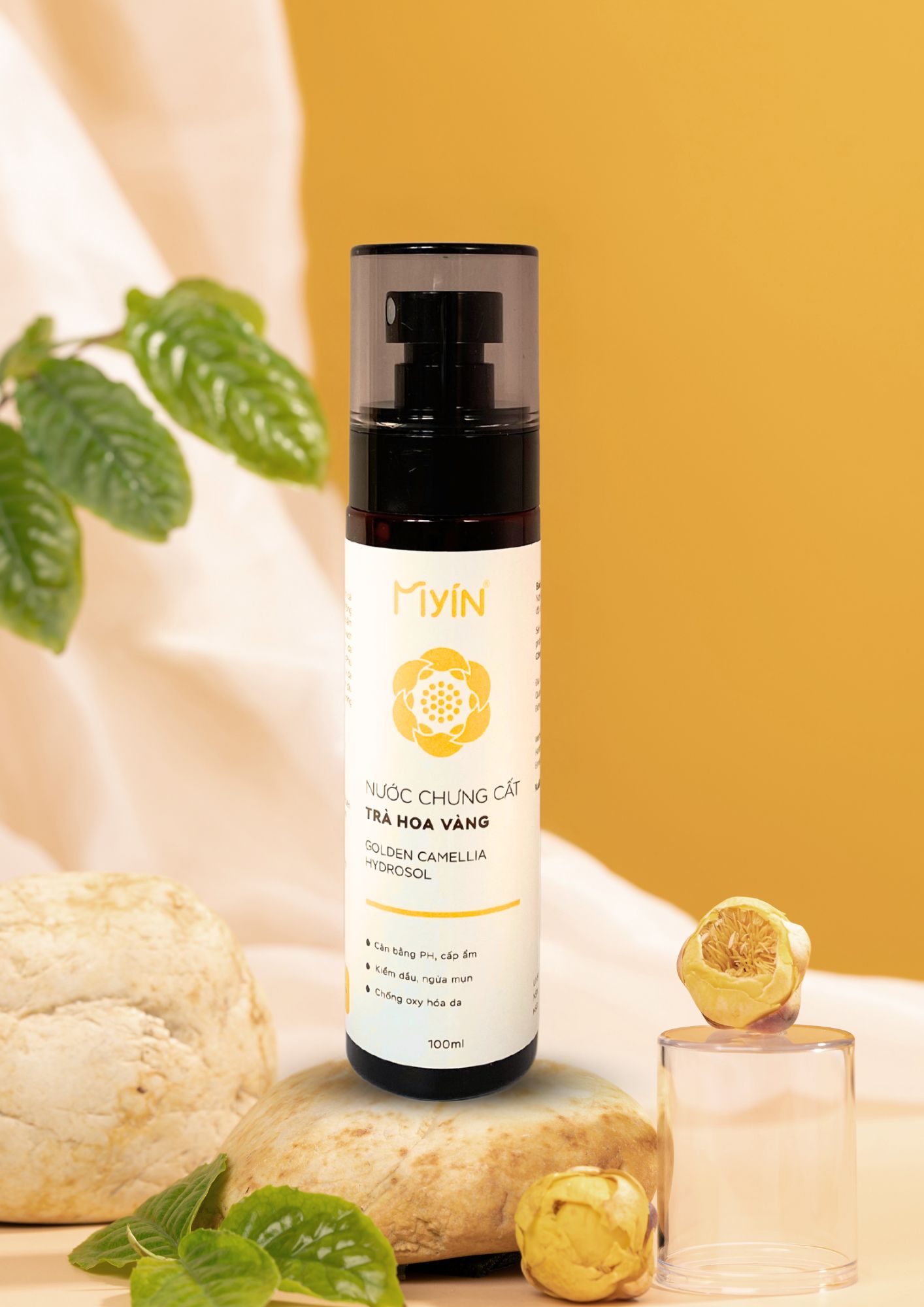 Nước chưng cất Trà Hoa Vàng | Golden Camellia Hydrosol - 100mL