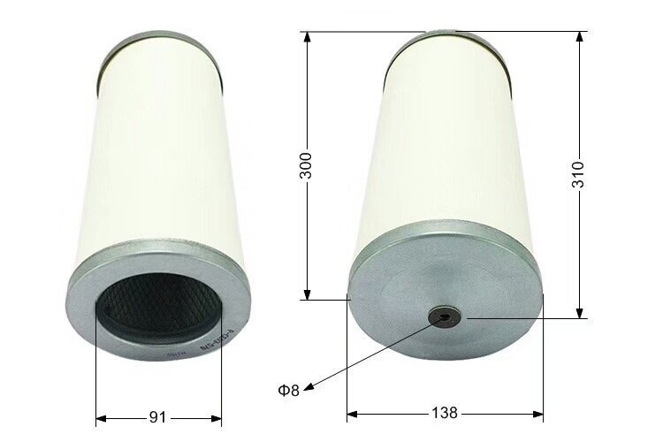 Lọc tách máy nén khí trục vít Kobelco