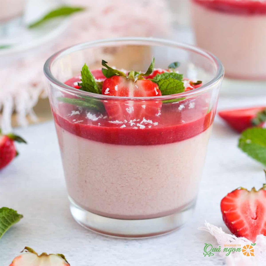 Bột Pana Cotta Bkb 500g Bột Panna Cotta BKB 500g Vị Dâu