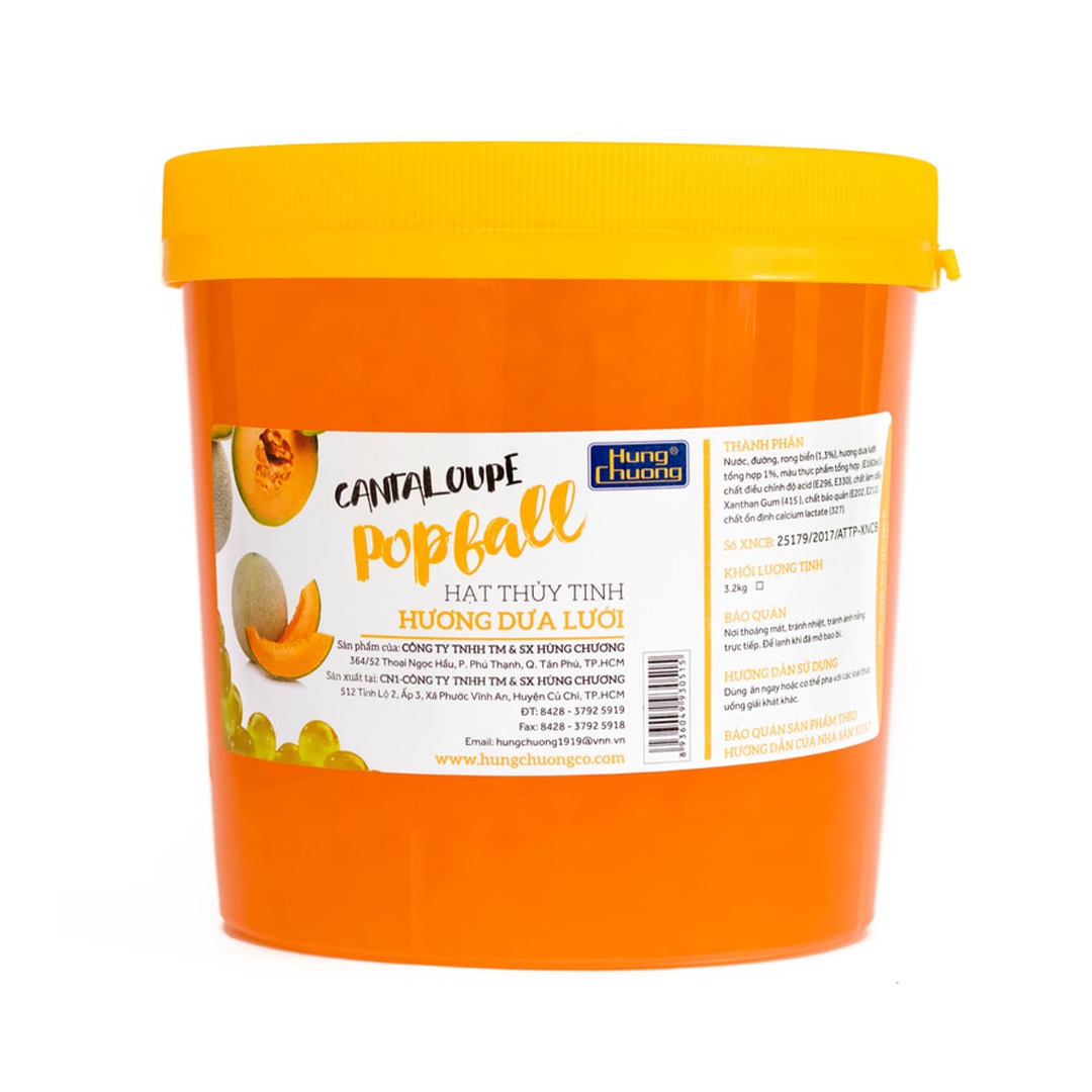 Thạch thủy tinh Dưa Lưới Hùng Chương hộp 3.2kg