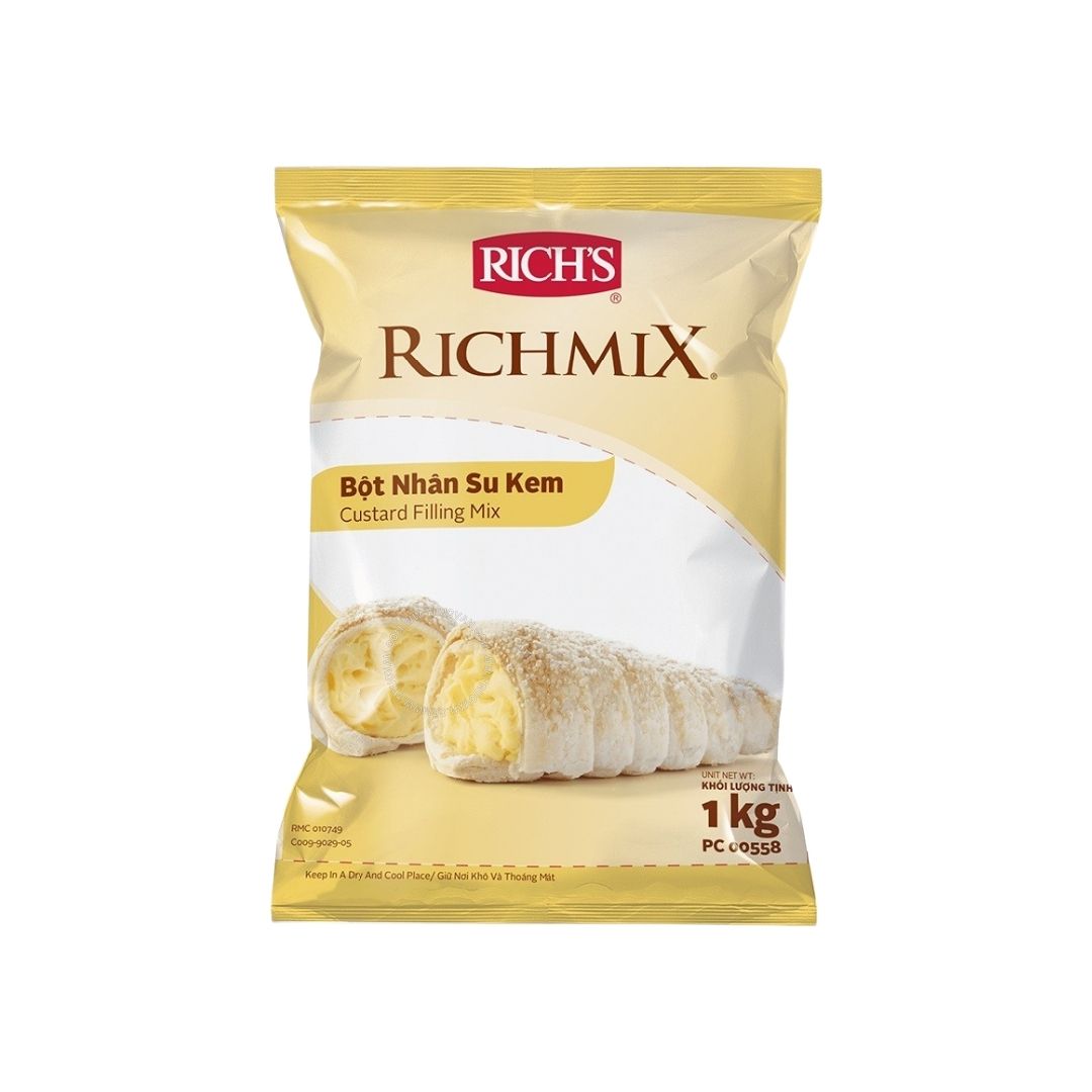Bột nhân su kem custard Rich 1kg