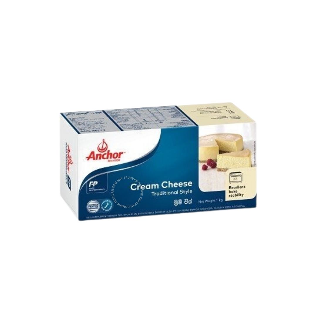 Phô mai Cream cheese Anchor 1kg
