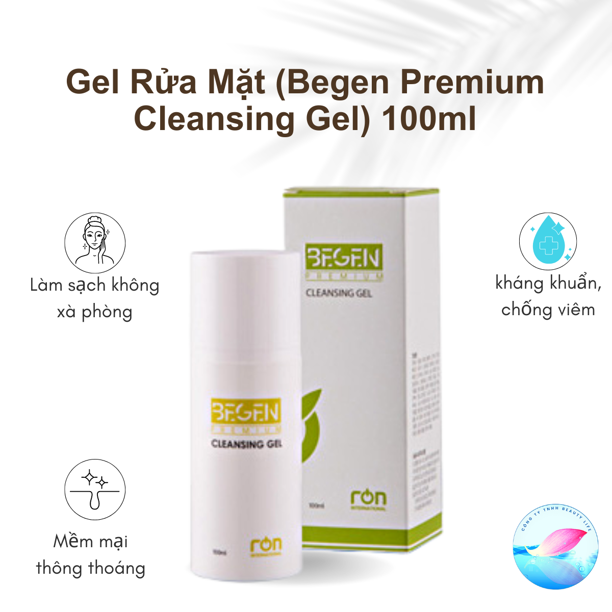 Gel rửa mặt (Begen Premium Cleansing Gel) 100ml
