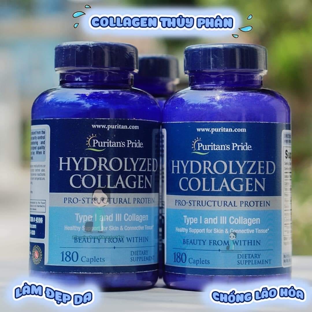 Collagen thủy phân Hydrolized 100mg 180 viên