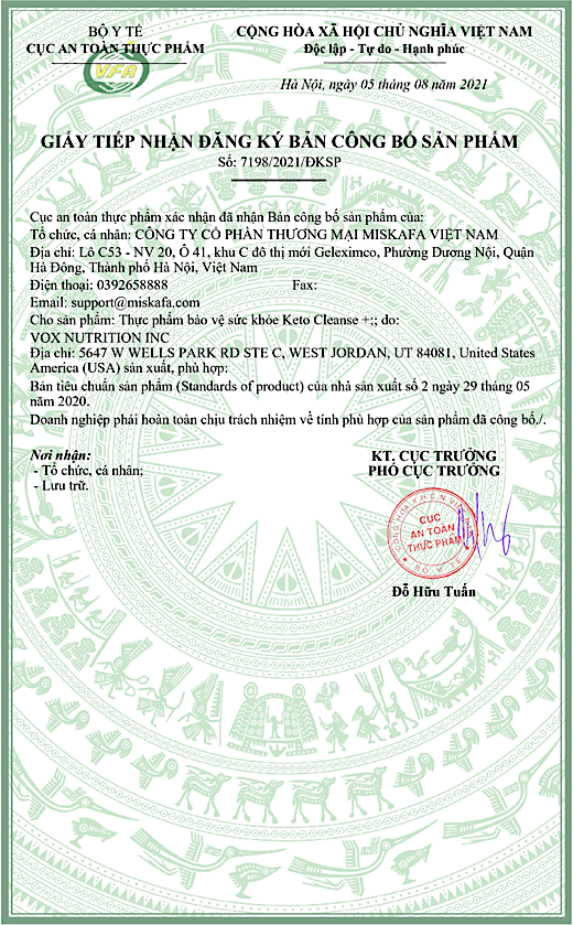 Hỗ trợ giảm béo Keto Cleanse+