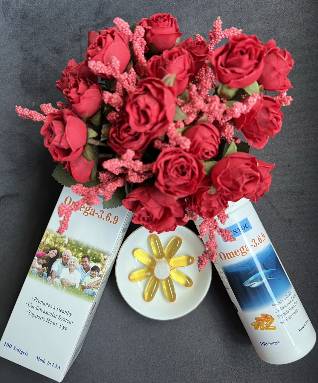 Viên uống dầu cá omega 3-6-9 Bentoc