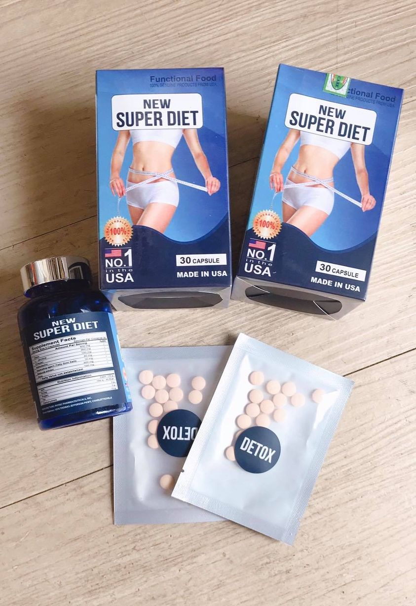 Viên Uống Giảm Cân New Super Diet - Nhanh, An Toàn, Hiệu Quả
