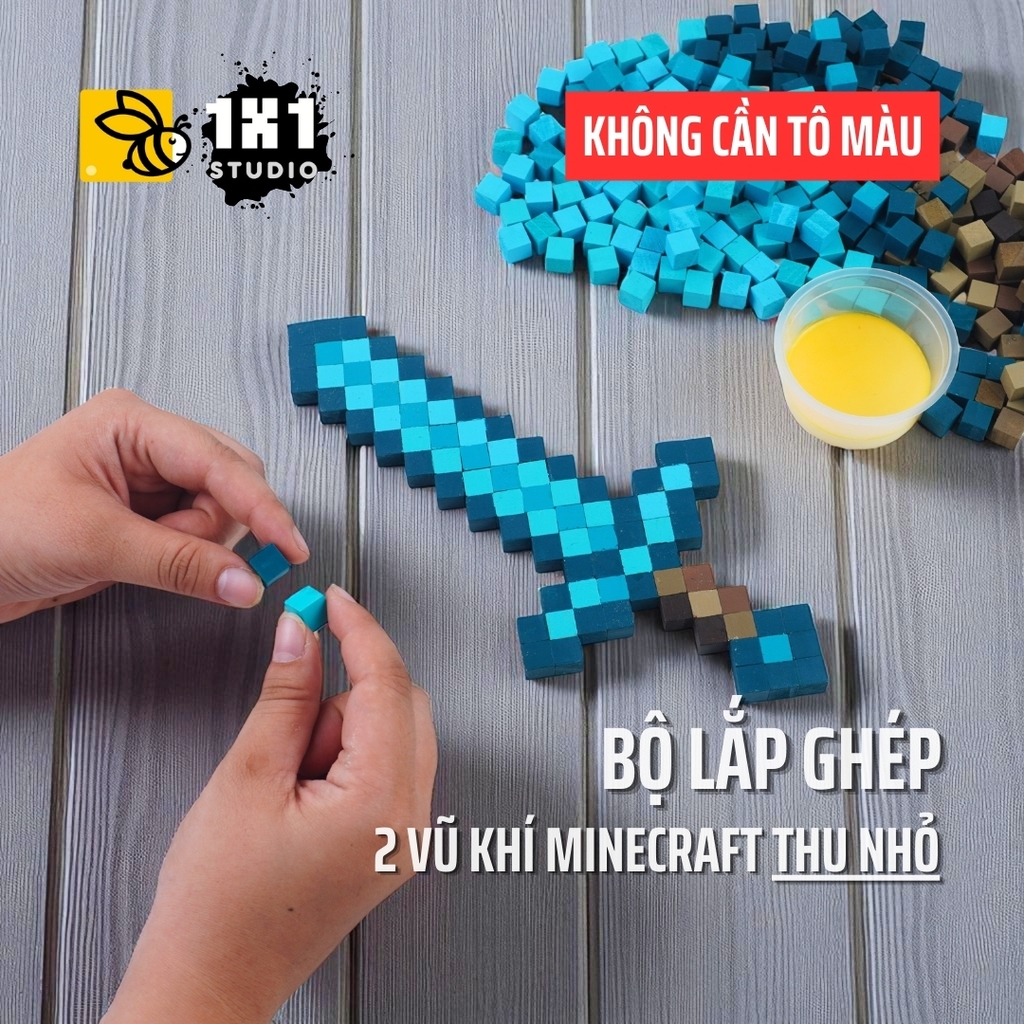 Bộ Lắp Ghép Trang Bị Minecraft (Hướng Dẫn)