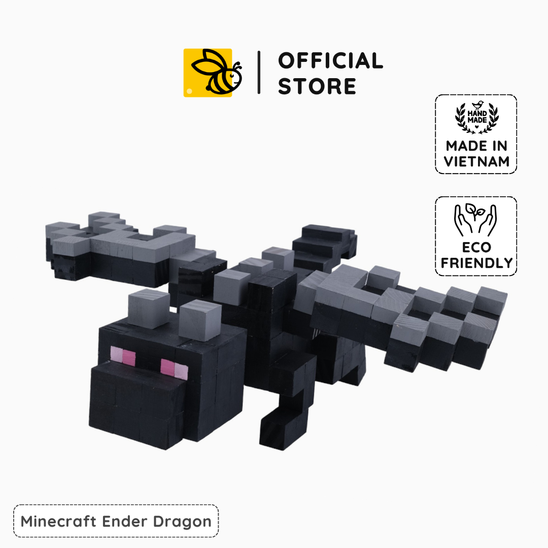 Mô Hình Gỗ Rồng Minecraft Ender Dragon