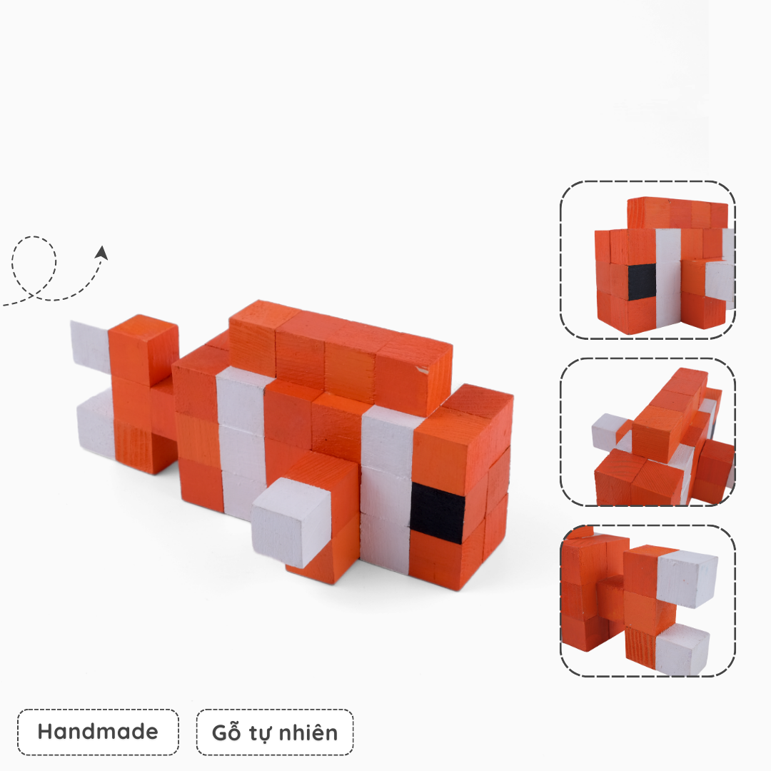 Mô Hình Gỗ Cá Nemo