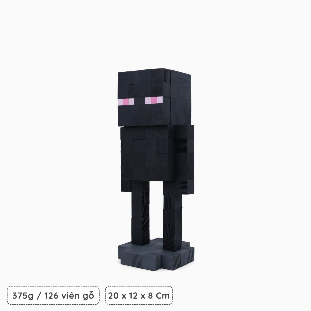 Mô Hình Gỗ Minecraft Enderman