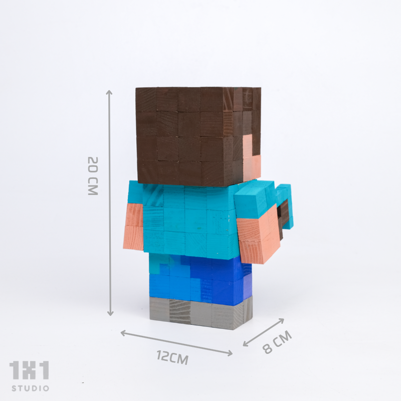 Mô hình Minecraft Steve