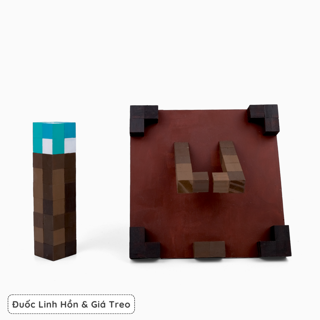 Mô Hình Gỗ Ngọn Đuốc Minecraft Torch