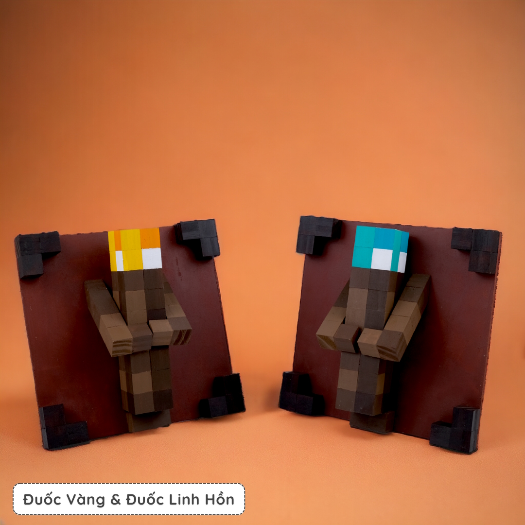 Mô Hình Gỗ Đuốc Minecraft Torch