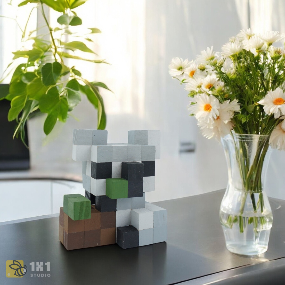 Mô Hình Gỗ Gấu Koala (Art Toy)