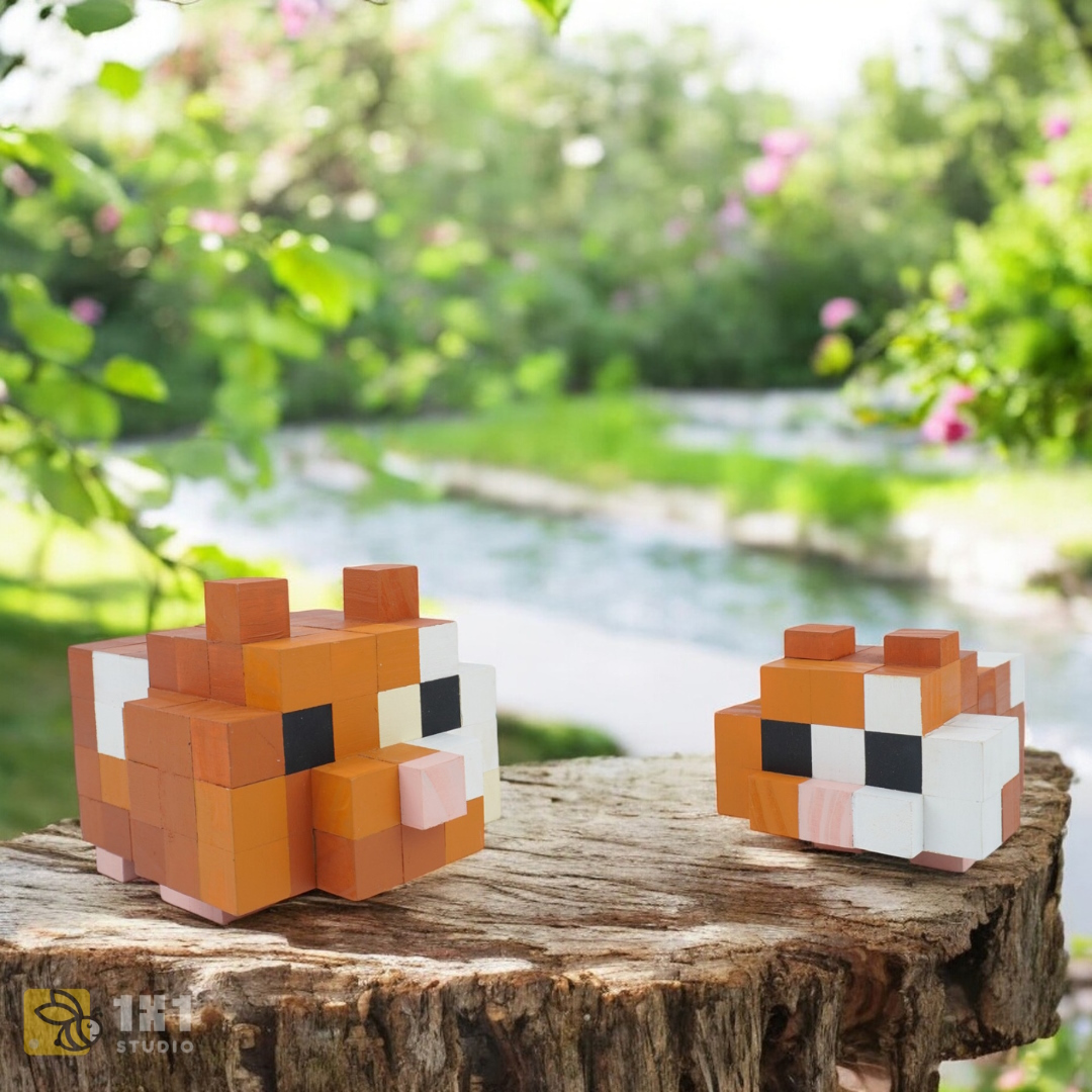 Mô Hình Gỗ Chuột Hamster (Art Toy)