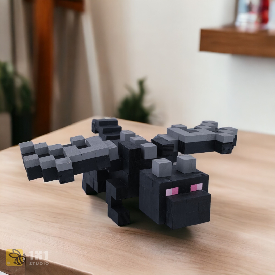 Mô Hình Gỗ Rồng Minecraft Ender Dragon