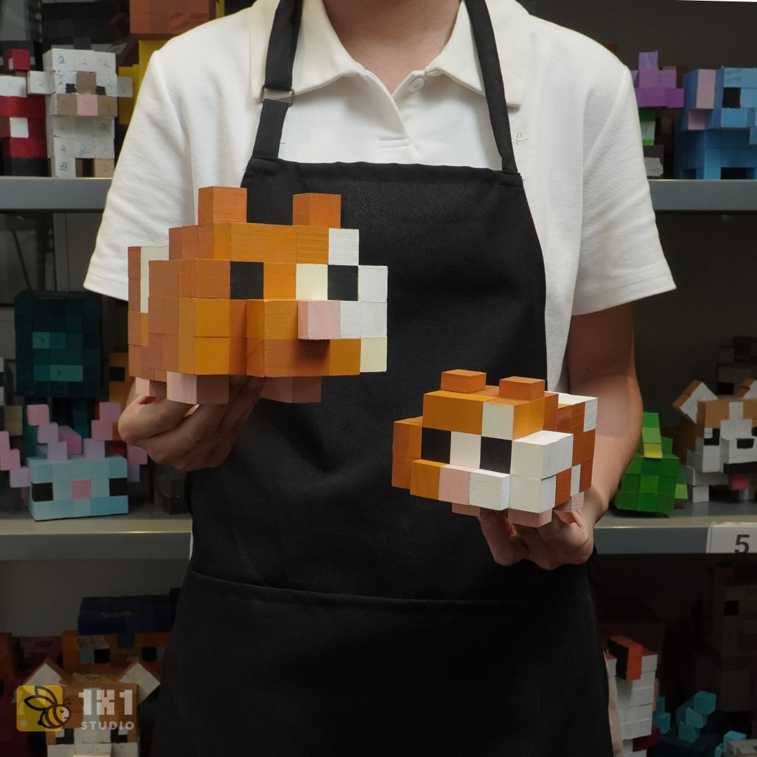 Mô Hình Gỗ Chuột Hamster (Art Toy)