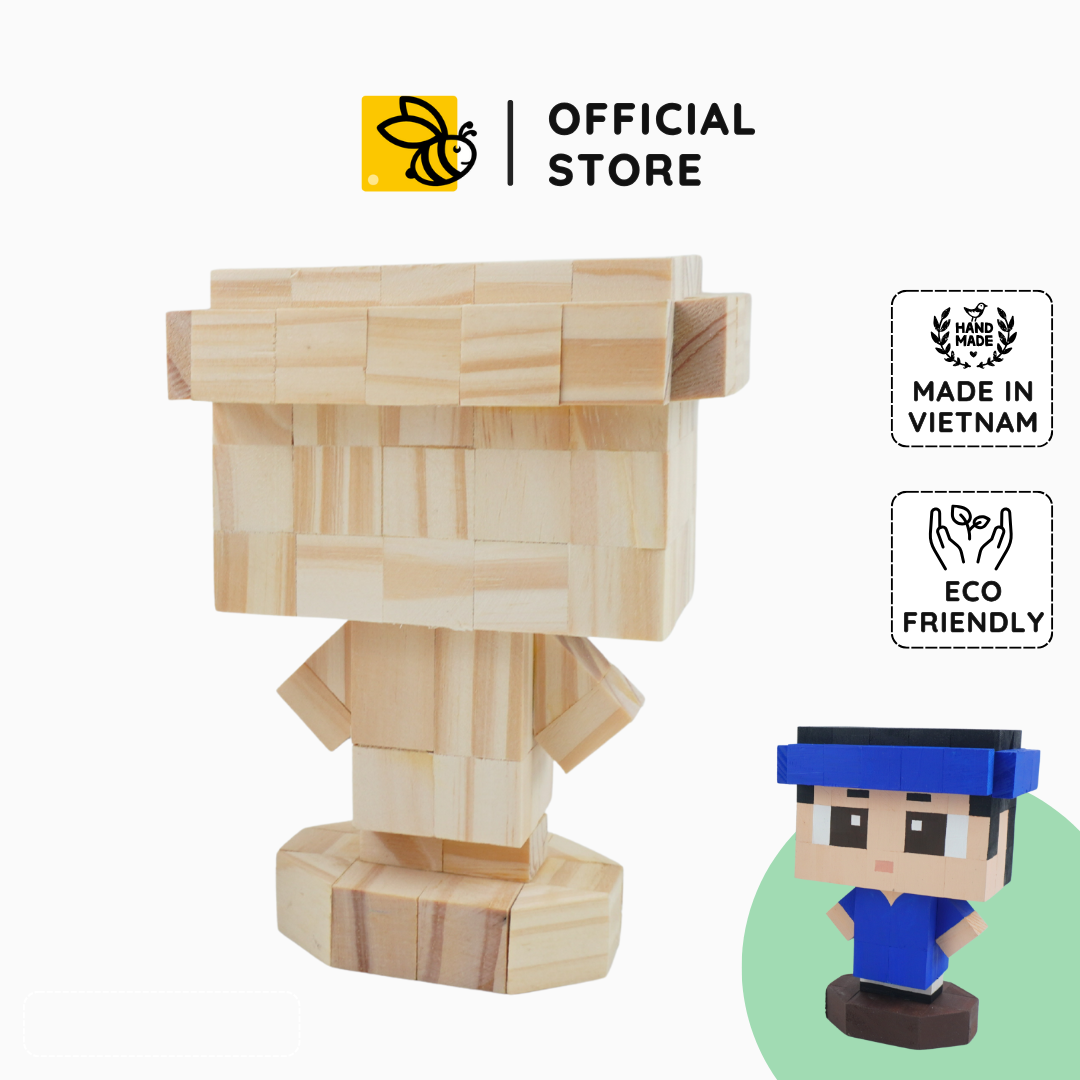 (DIY) Kit Tô Màu Mô Hình Chàng Trai Áo Dài