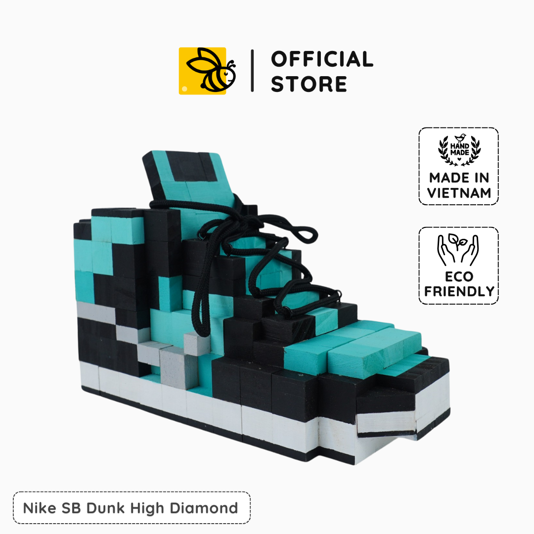 Mô Hình Gỗ Giày Nike SB Dunk High Pro (Art Toy)