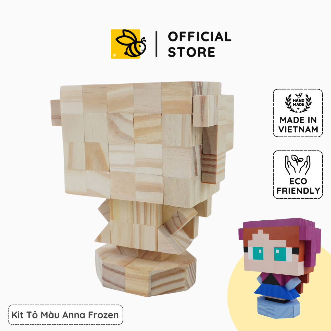 (DIY) Kit Tô Màu Nhân Vật Anna (Frozen)