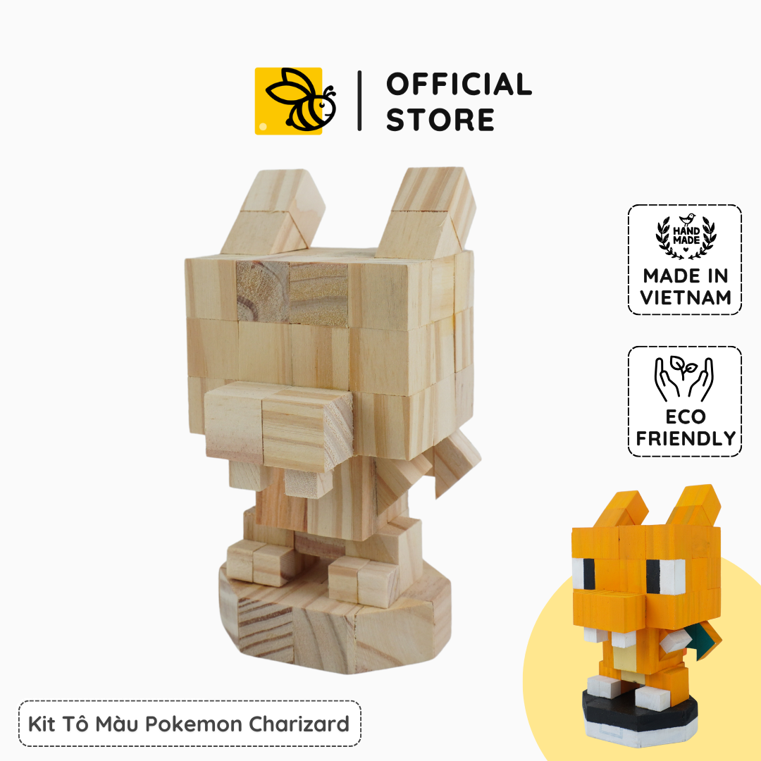 (DIY) Kit Tô Màu Charizard (Pokemon)