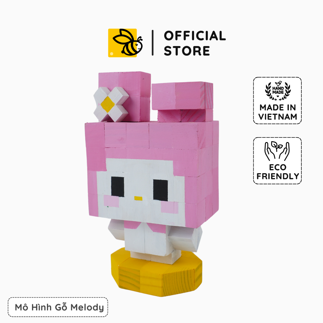 Mô Hình Gỗ My Melody Sario (size s)