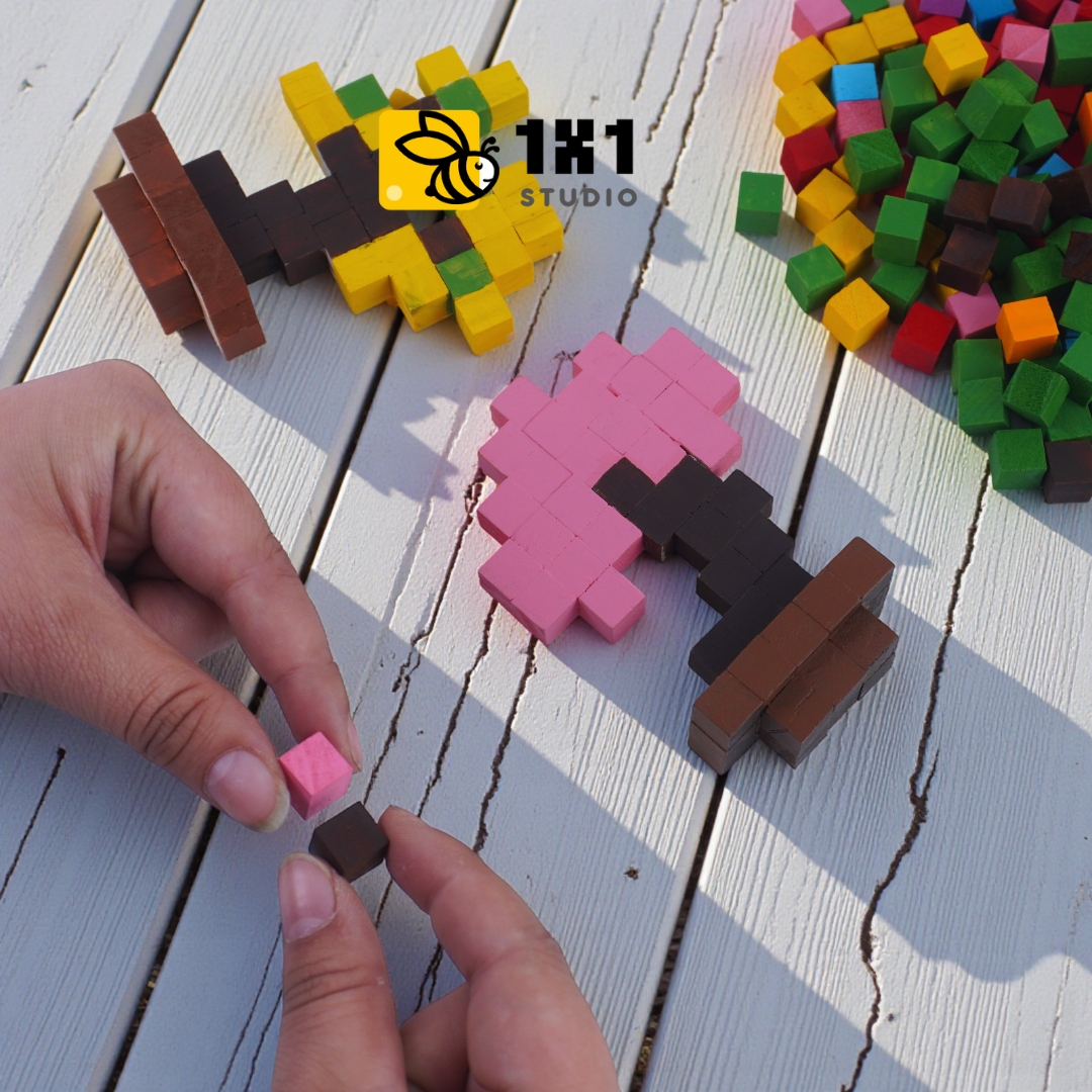 p5 - Bộ Lắp Ghép 4 Hoa Việt Nam (S13)