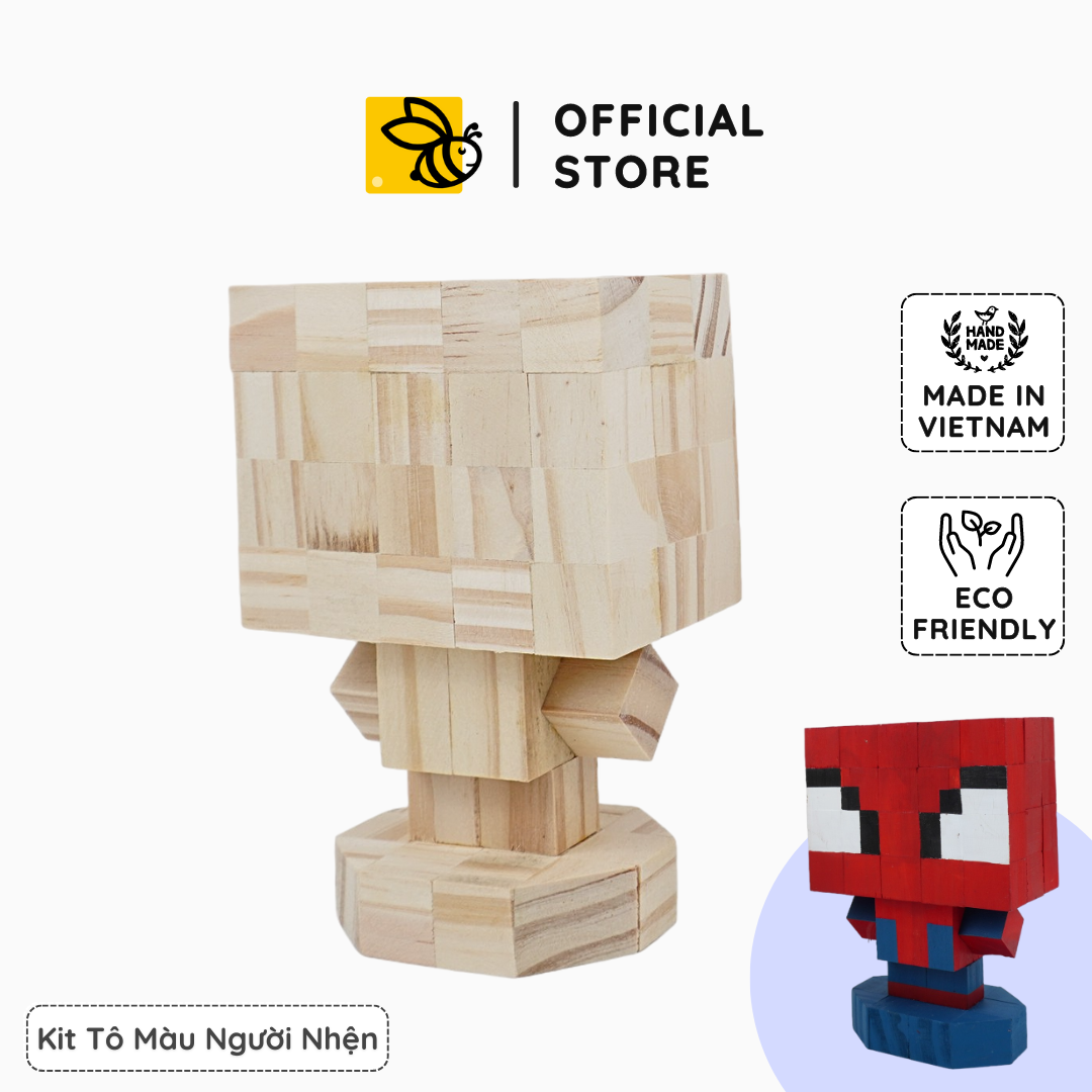 (DIY) Kit Tô Màu Spiderman (size s)