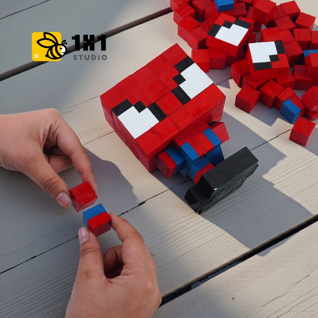 p9. Bộ Lắp Ghép Nhân Vật Người Nhện Spider-man