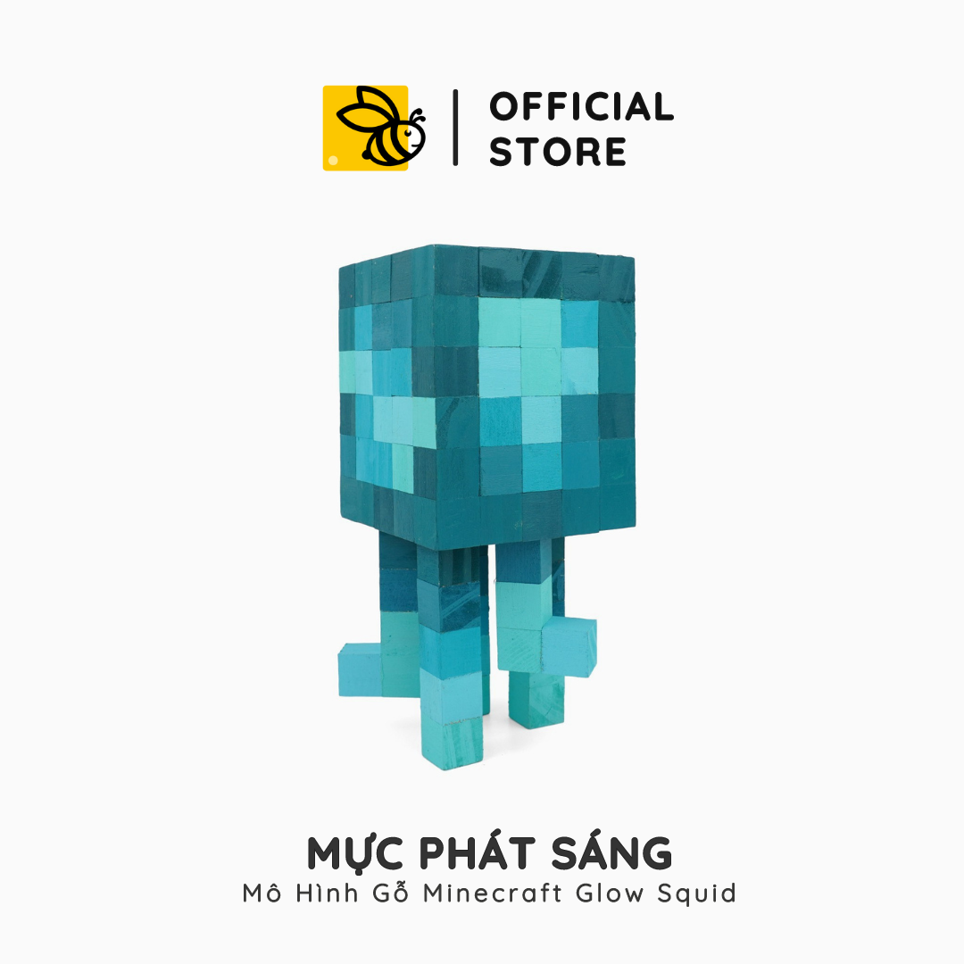 Mô Hình Gỗ Mực Xanh (Art Toy)