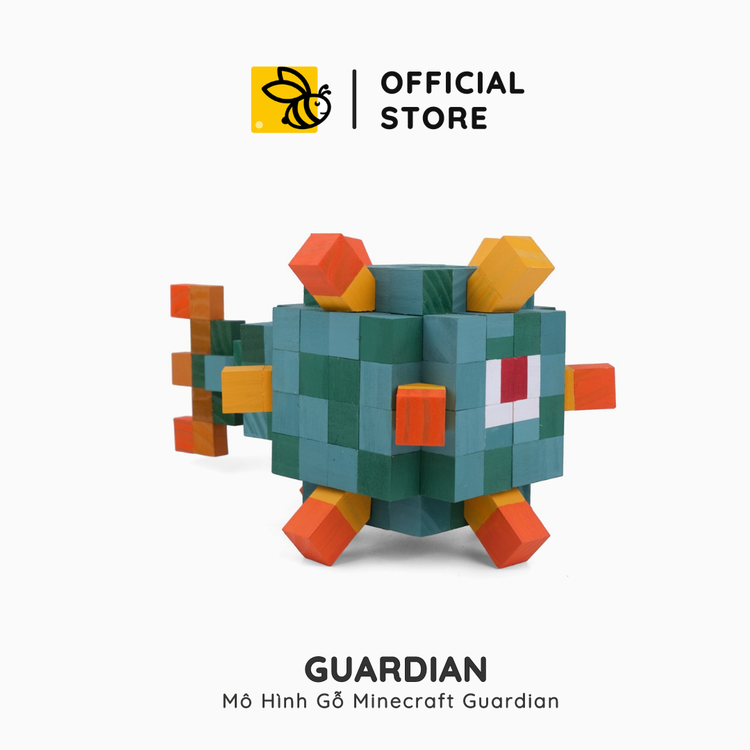 Mô Hình Gỗ Minecraft Guardian