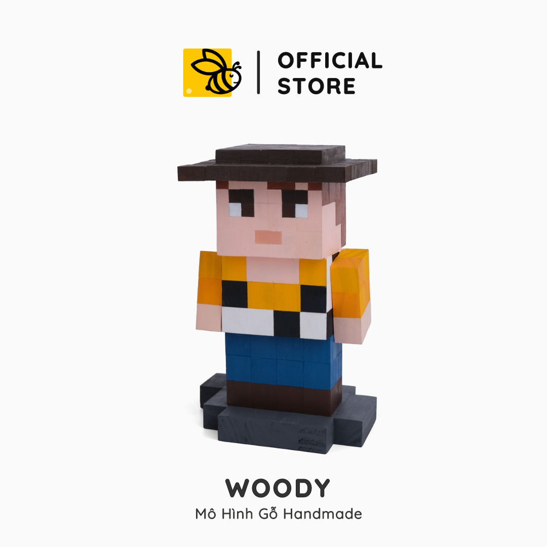 Mô Hình Gỗ Nhân Vật Woody Toy Story