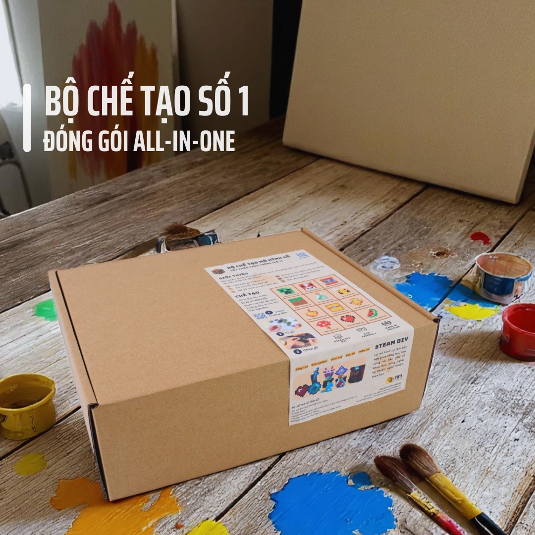 Bộ Chế Tạo 6 Vật Phẩm Treo Tường THU NHỎ (Bộ Steam 1)