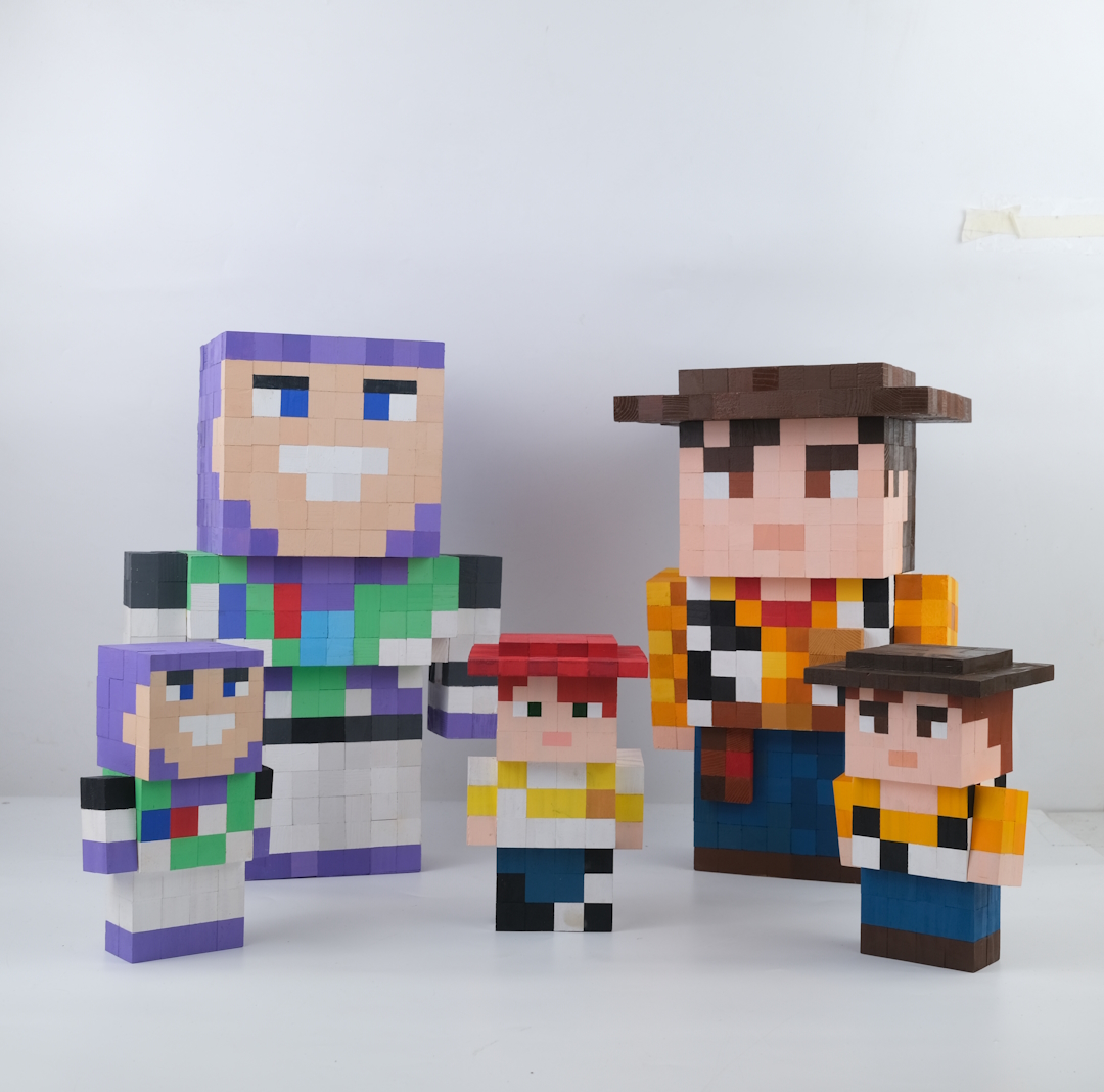 Mô Hình Gỗ Bigsize Buzz Toy Story (Art Toy)