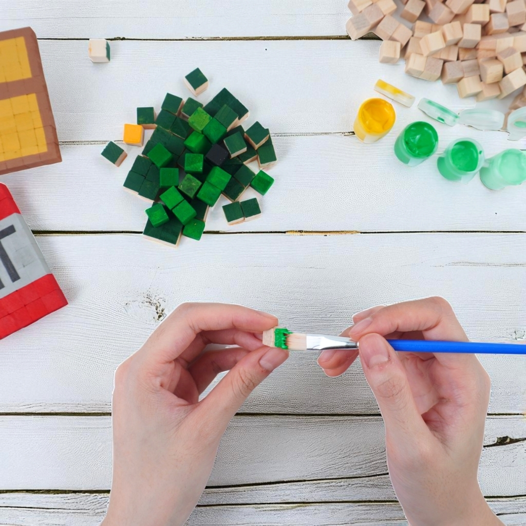 p4. Kit Tự Làm 6 Tranh Frame Minecraft Treo Tường / Wall decor (1cm)