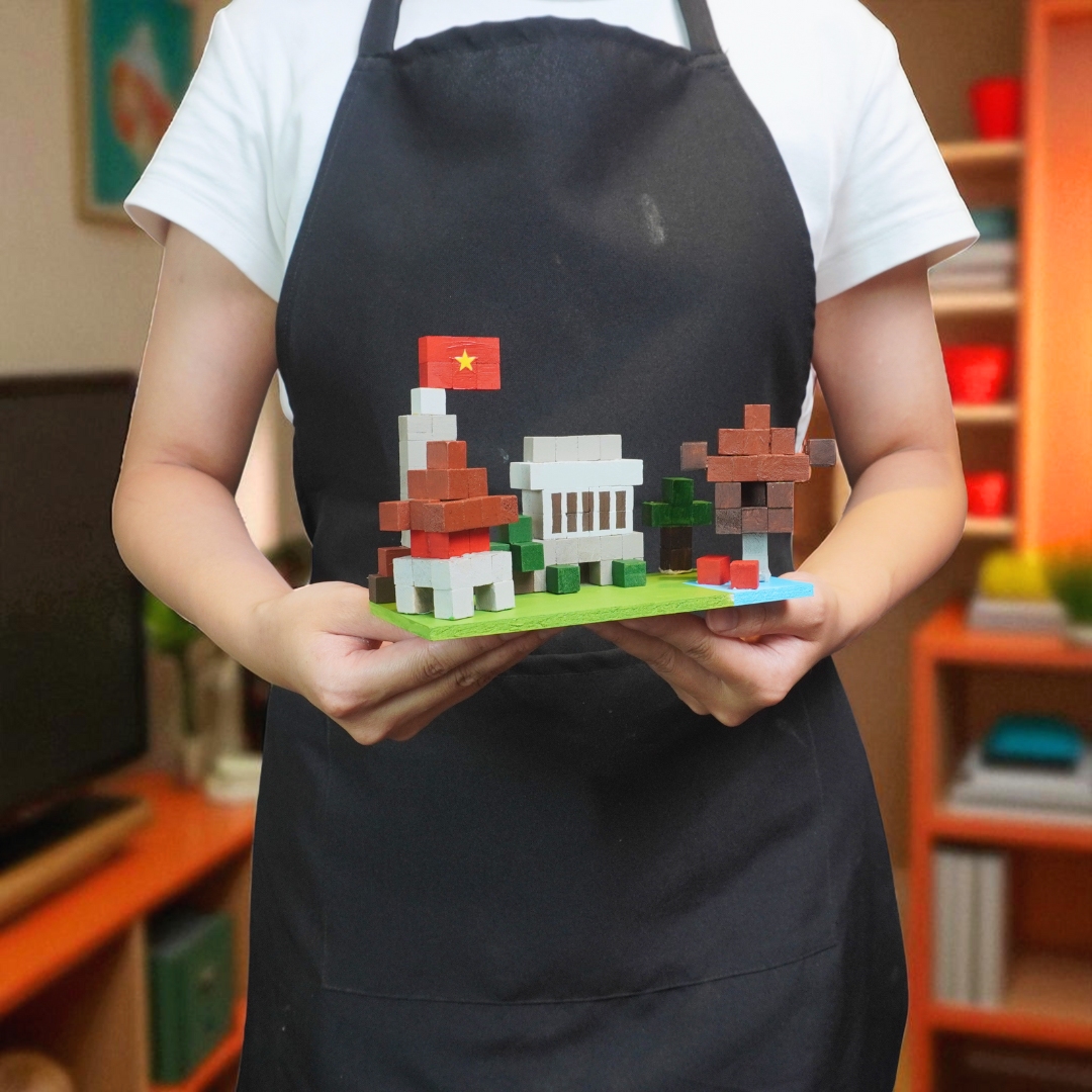 Bộ Lắp Ghép Mô Hình Gỗ Hanoi City (Diorama DIY)