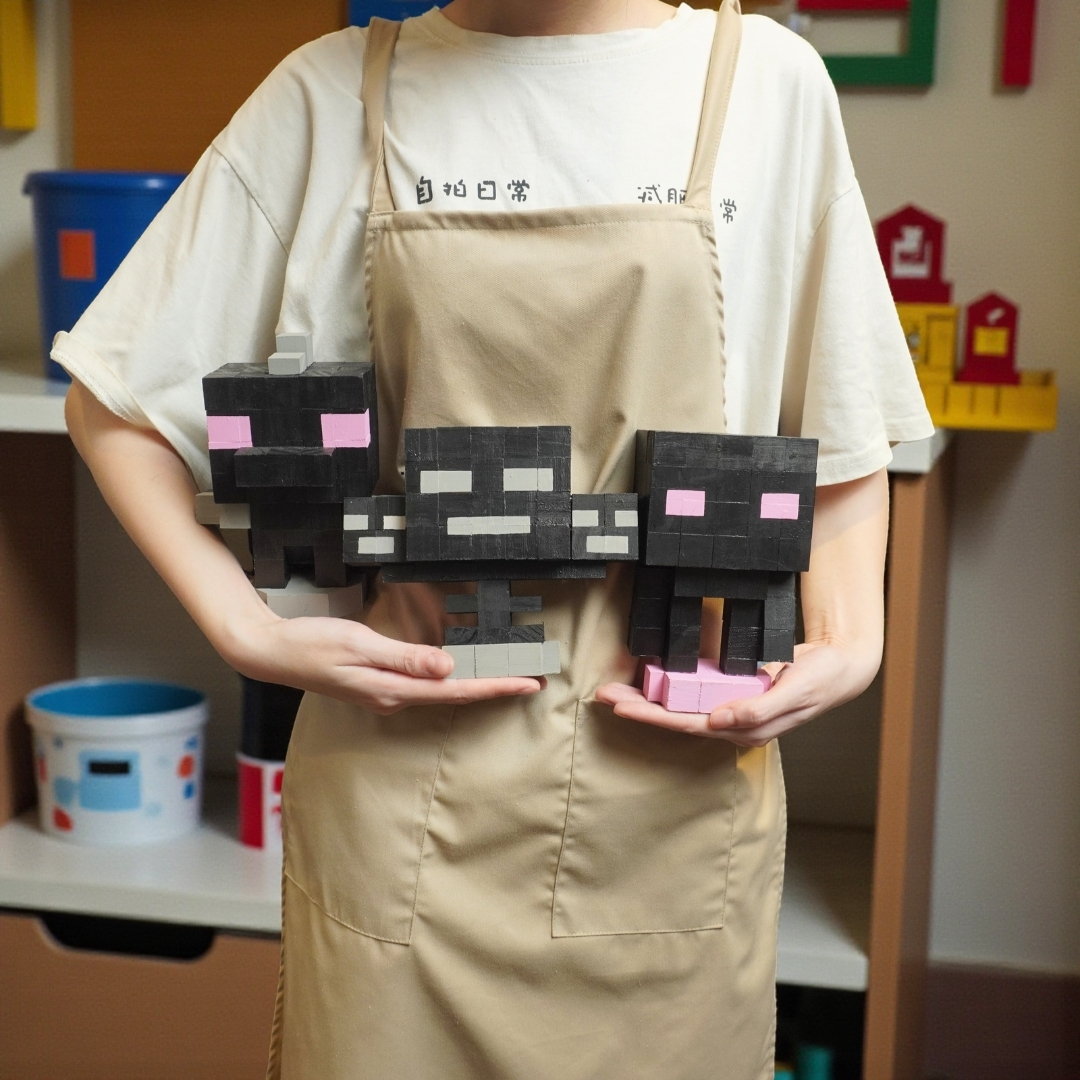 p4. KIT Tự Làm 2 Mô Hình Nhân Vật Minecraft (A2)