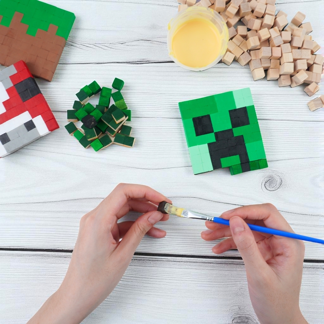 p4. Kit Tự Làm 6 Tranh Frame Minecraft Treo Tường / Wall decor (1cm)