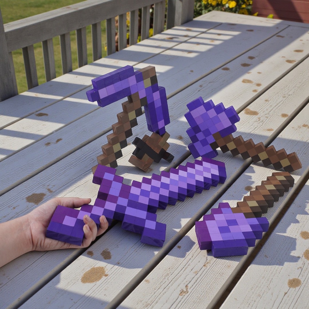 p1. Bộ Chế Tạo 2 Trang Bị Minecraft (2cm)