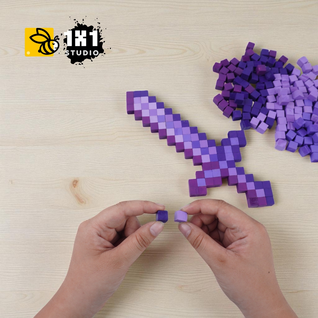 Bộ Lắp Ghép 2 Trang Bị Minecraft Netherite (Thu Nhỏ)