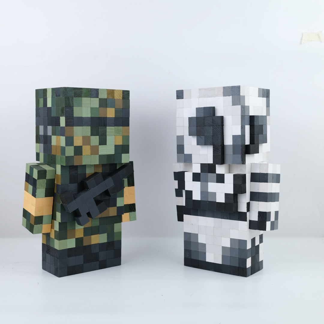 Mô Hình Gỗ Bigsize Army (Art Toy)