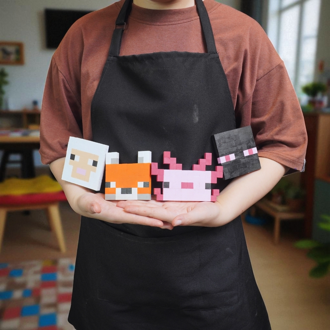 p4. Kit Tự Làm 6 Tranh Frame Minecraft Treo Tường / Wall decor (1cm)