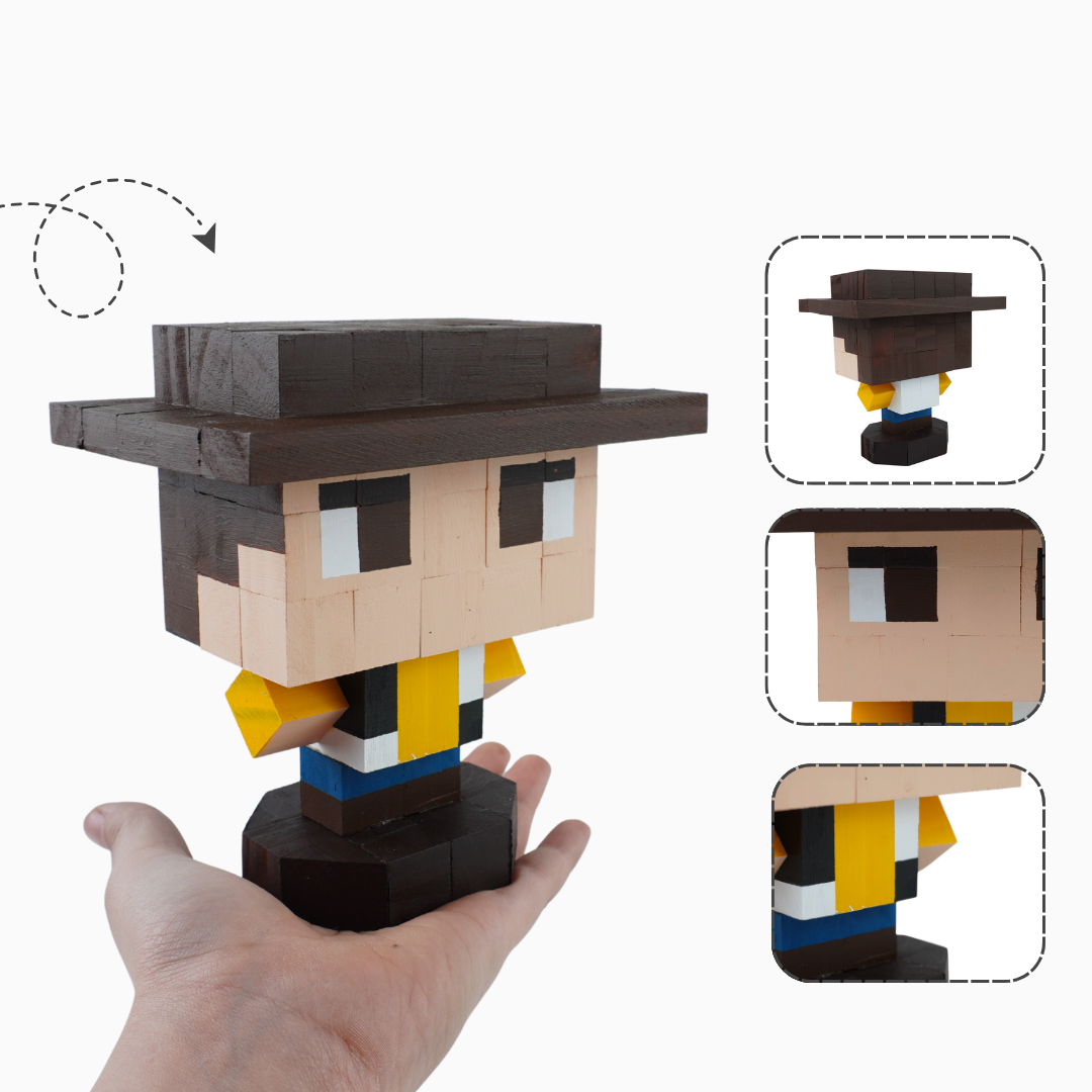 Mô Hình Gỗ Nhân Vật Woody Toy Story (s)