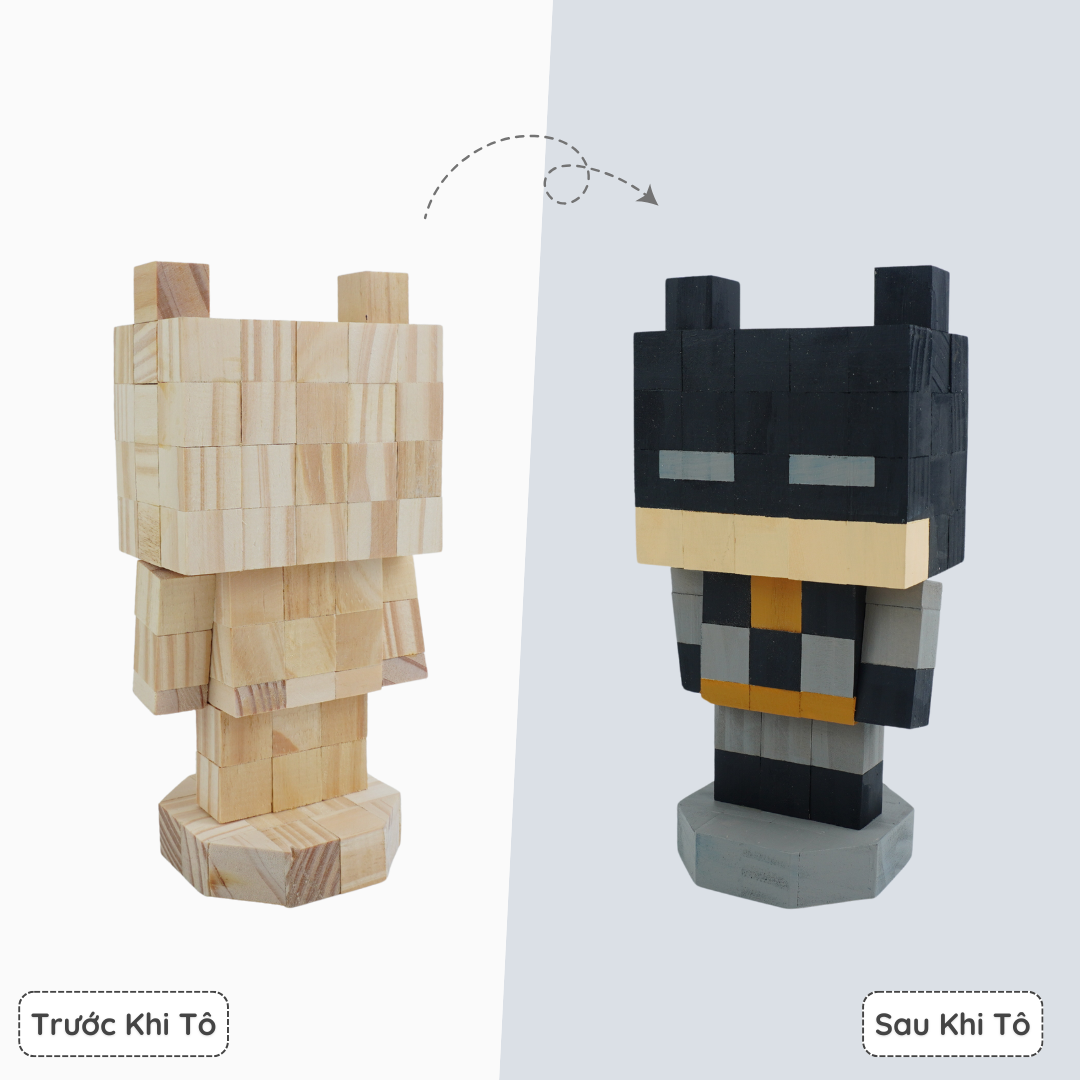 (DIY) Kit Tô Màu Batman (size M)